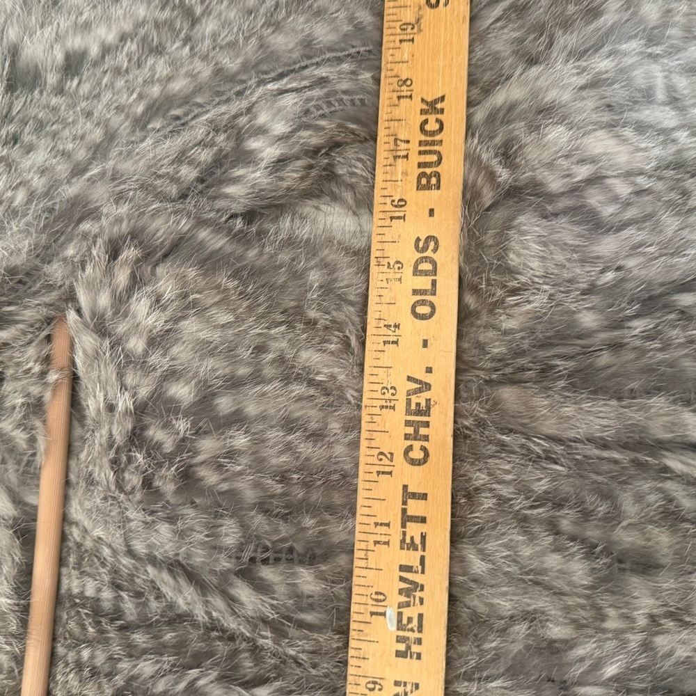 Bagatelle Heritage 100% Rabbit Fur Size M Grey Women’s - Picture 8 of 11